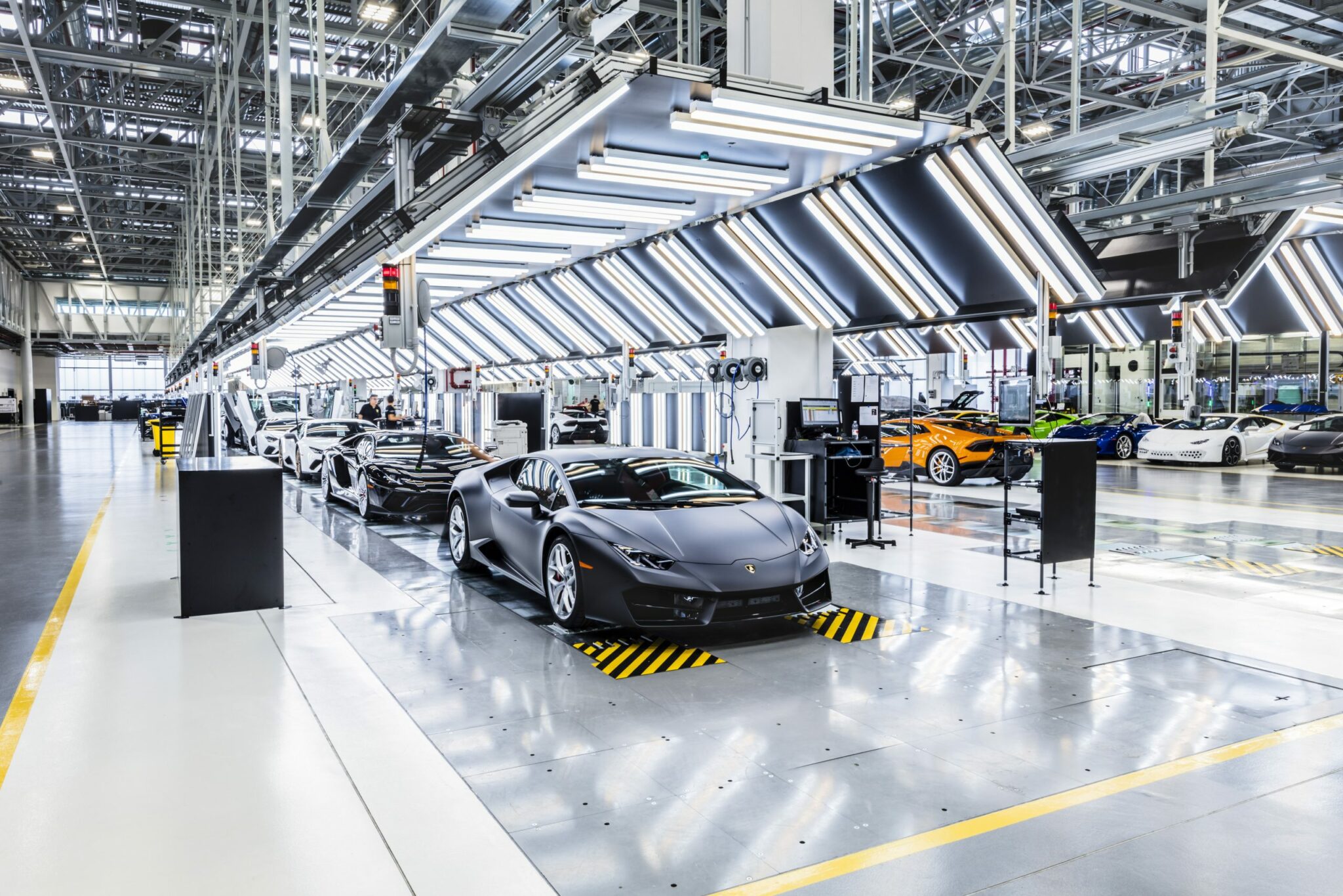 Luxury car commercial production