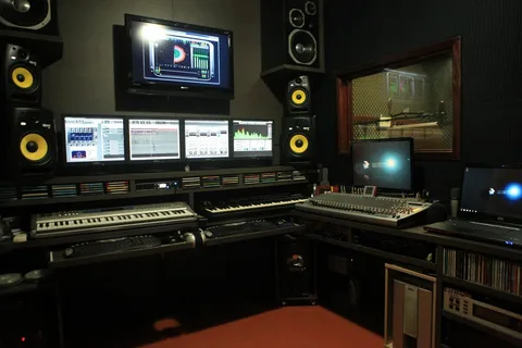 Studio recording setup